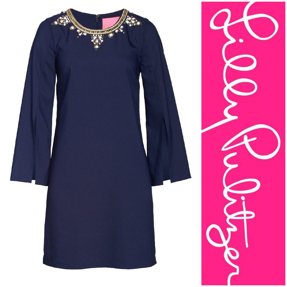 Lilly Pulitzer Anastasia Stretch Embellished Dress